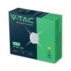 Oprawa ścienna V-TAC 4W LED IP65 biała okrągła VT-706 4000K 428lm 3 lata gwarancji